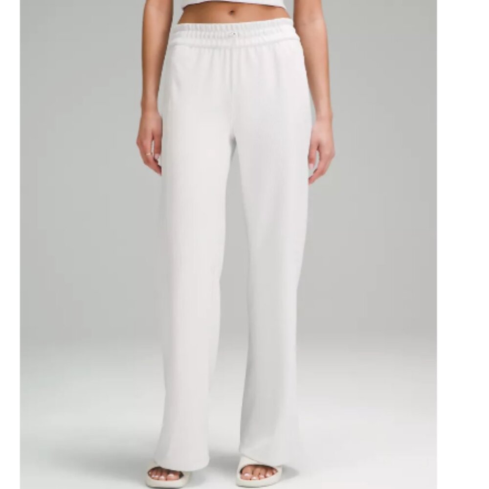 Ribbed Softstreme Mid-Rise Pant 32" Colour Light Vapor